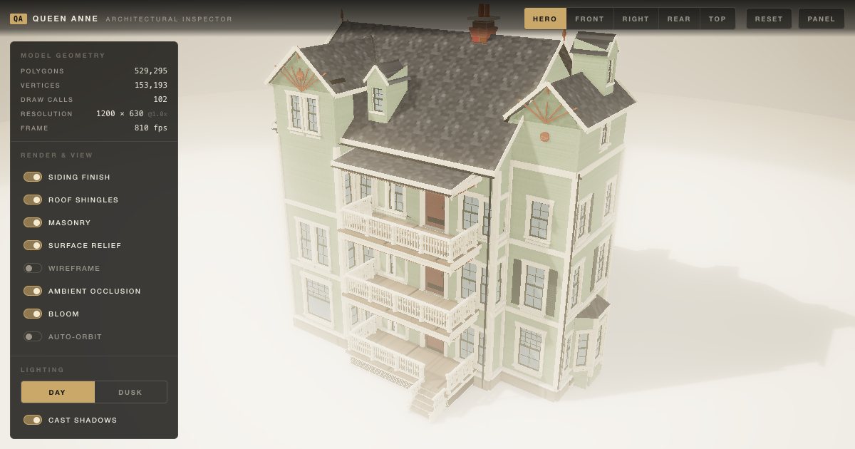 Screenshot of the 3D House demo