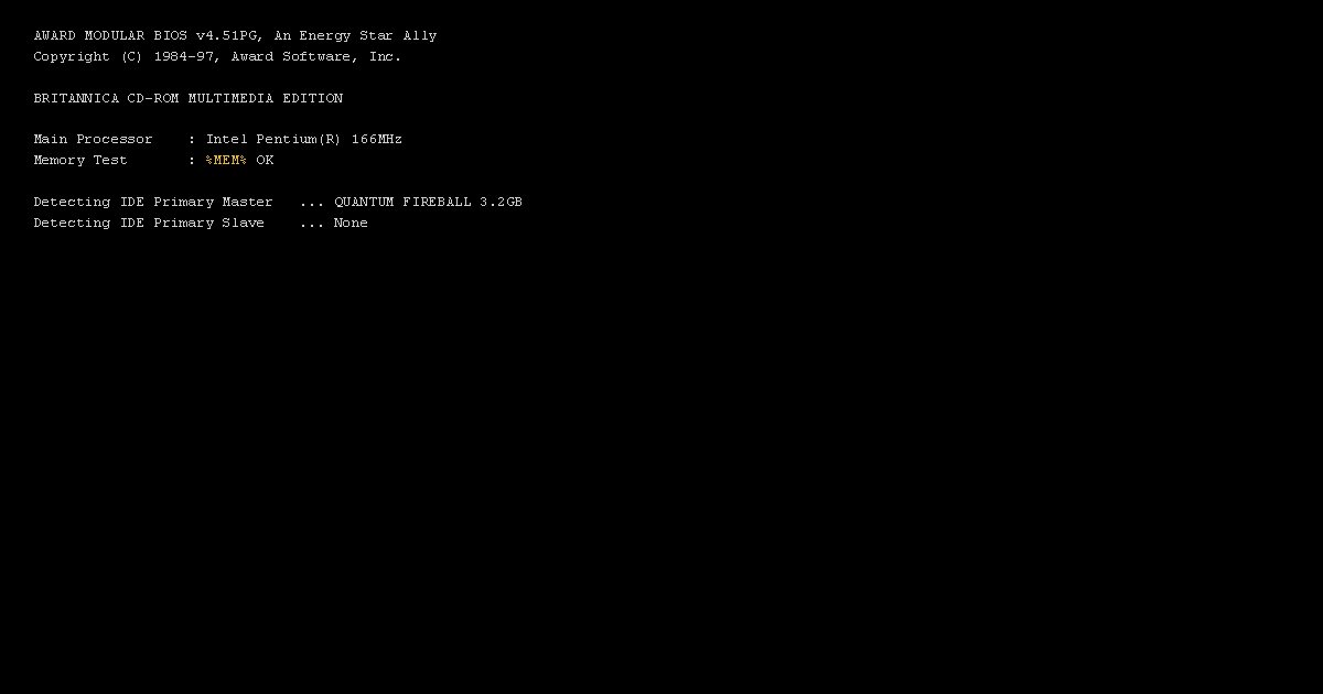 Screenshot of the Britannica demo