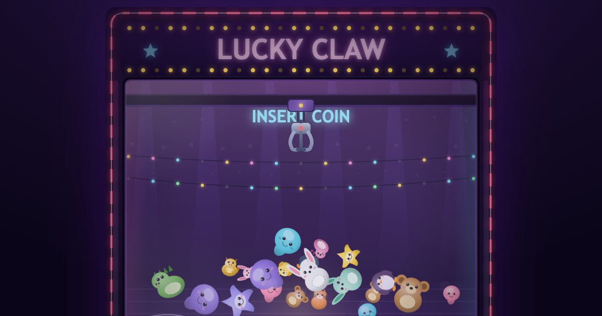 Screenshot of the Claw Machine demo
