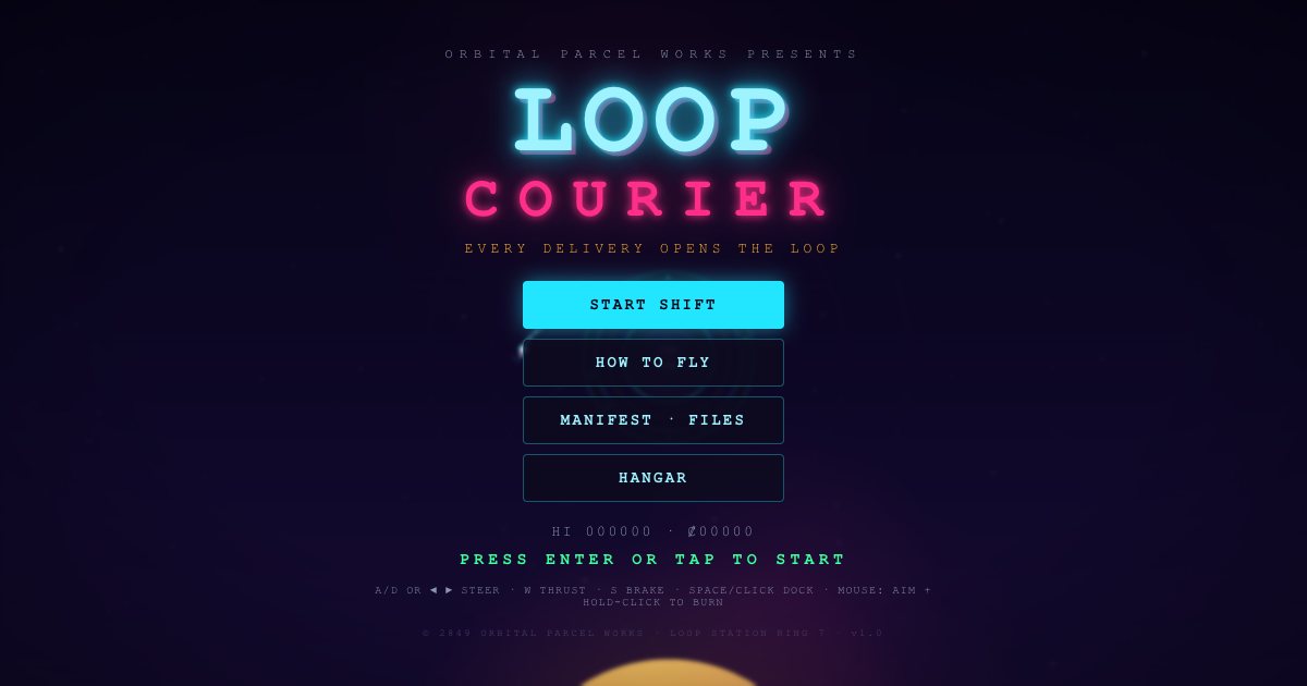 Screenshot of the Gamified Orbit Arcade demo