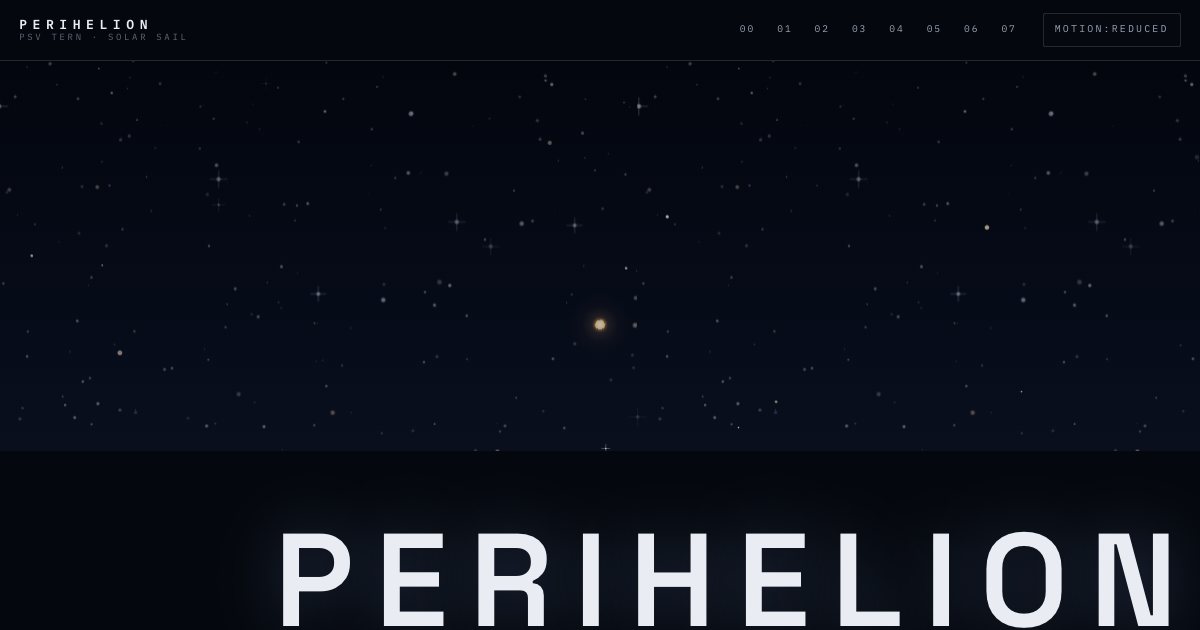 Screenshot of the Motion Scroll Story demo