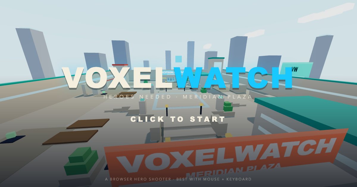 Screenshot of the Voxelwatch demo